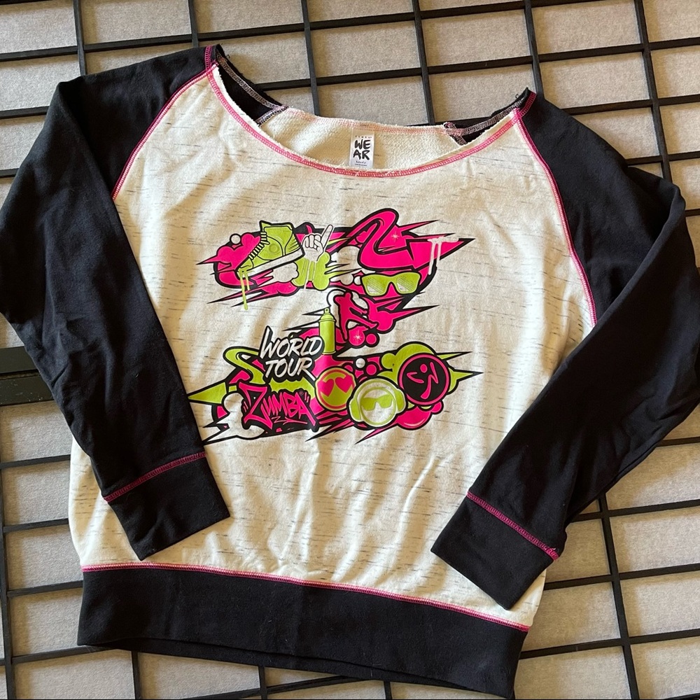 Zumba World Tour Sweatshirt, Size Large